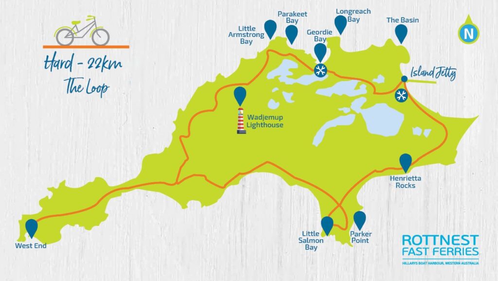 Rottnest island 22 km loop gonomadvibes